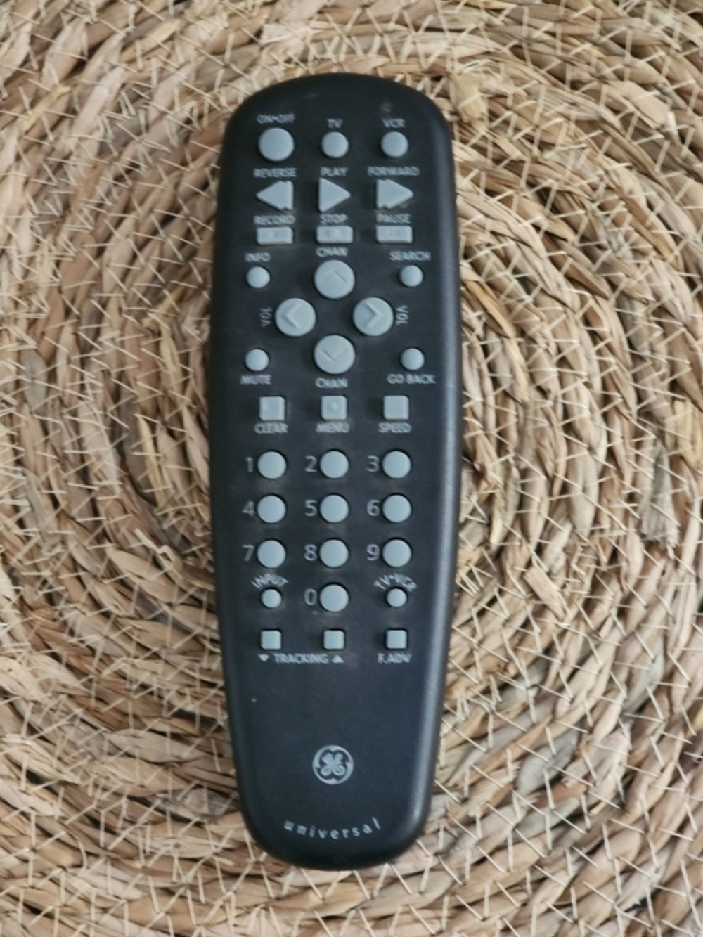 GE Universal Black Remote Control - Replacement for Home Electronics